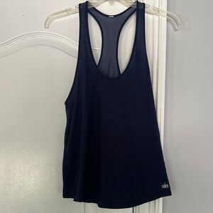 Women's Alo navy Tank Top